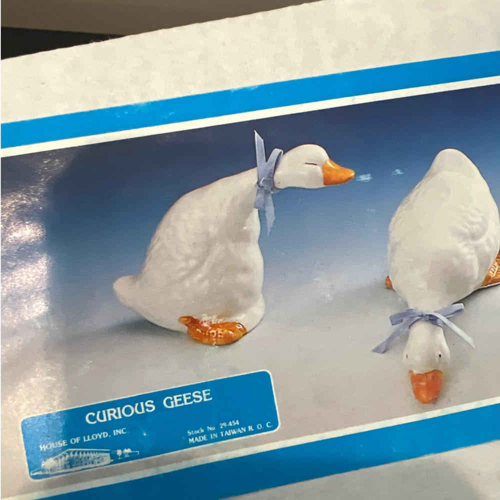 Vintage House of Lloyd Ceramic Ducks Geese